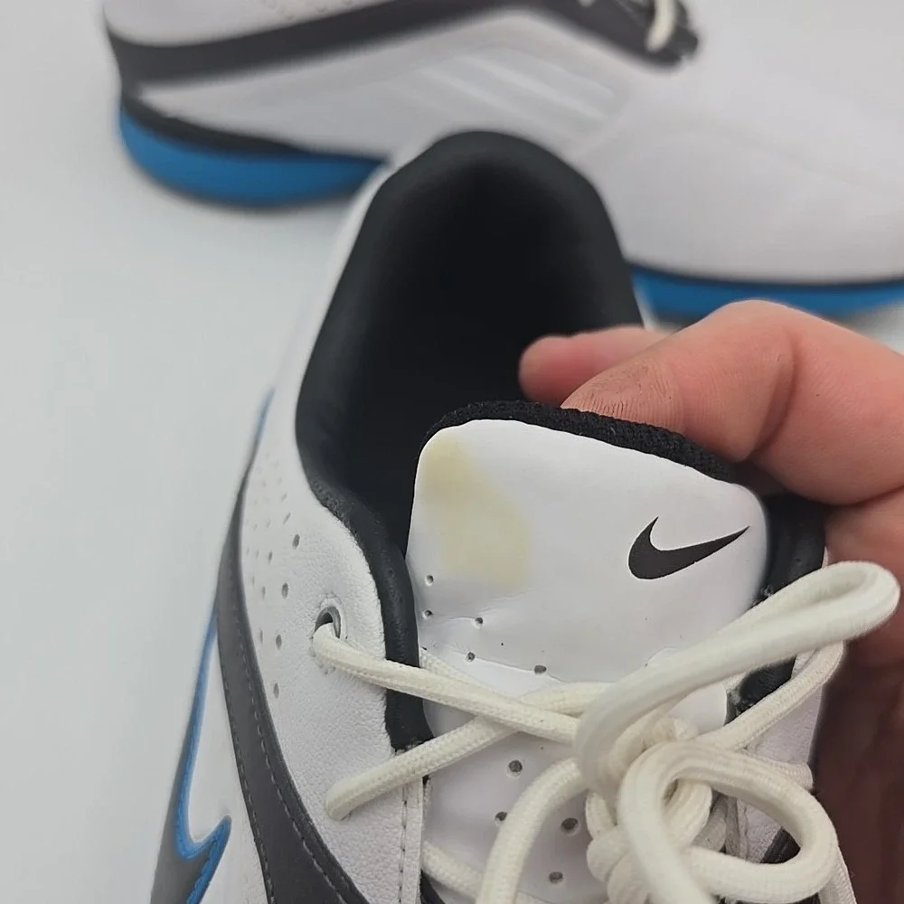 Nike Lunar Prevail Golf Shoes White Blue 483838-101 Mens US 10‎